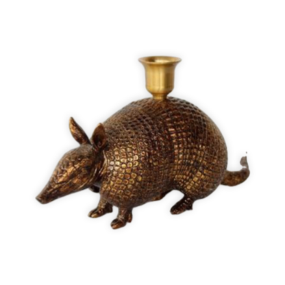 Armadillo Candle Holder