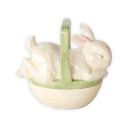 Bunny Basket with Lid